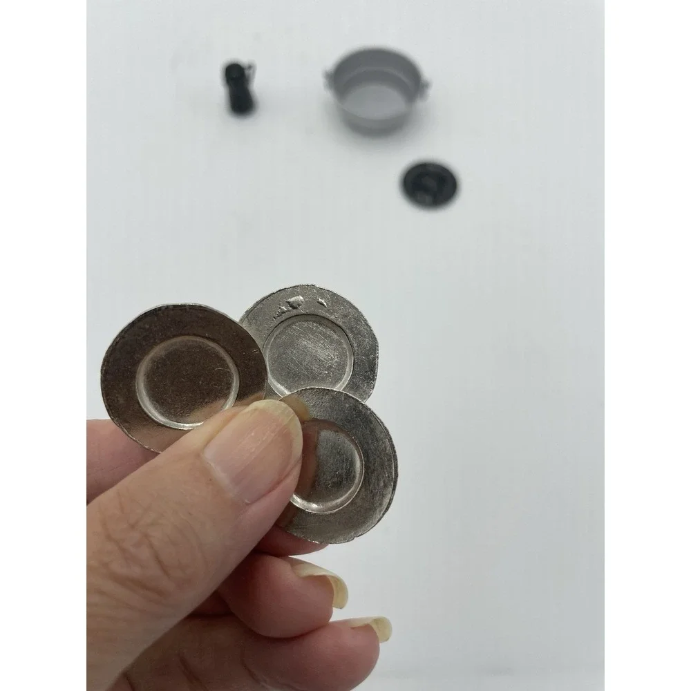 14 Pc Set Miniature‎ Metal Dollhouse Camping Supplies Dishes Pots & Tools
